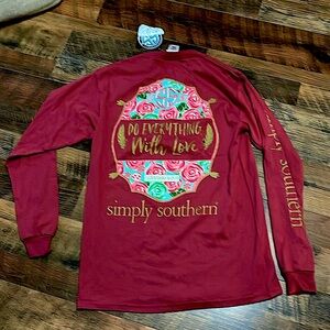 NWT simply southern long sleeve shirt